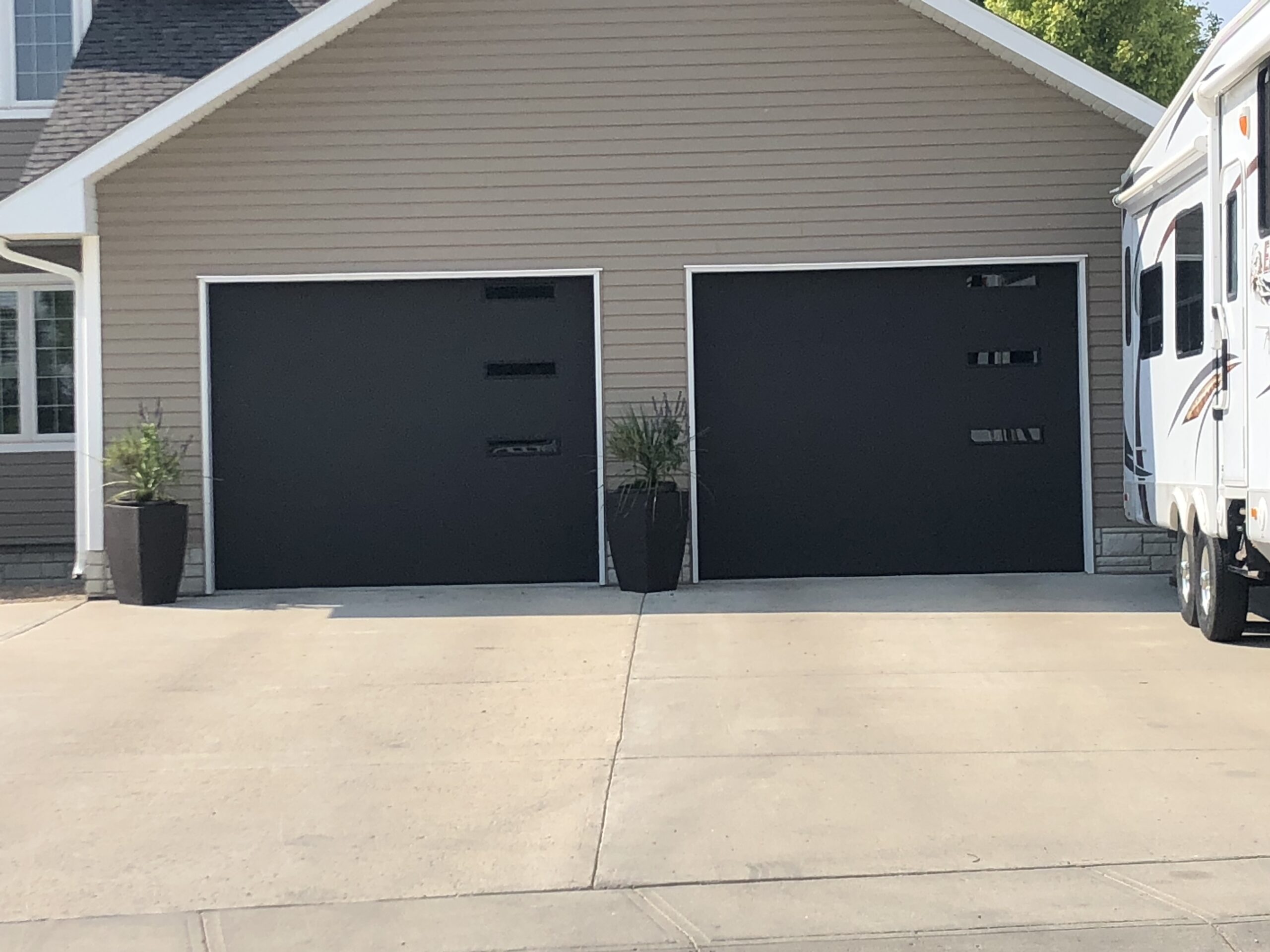 Closed Overhead doors